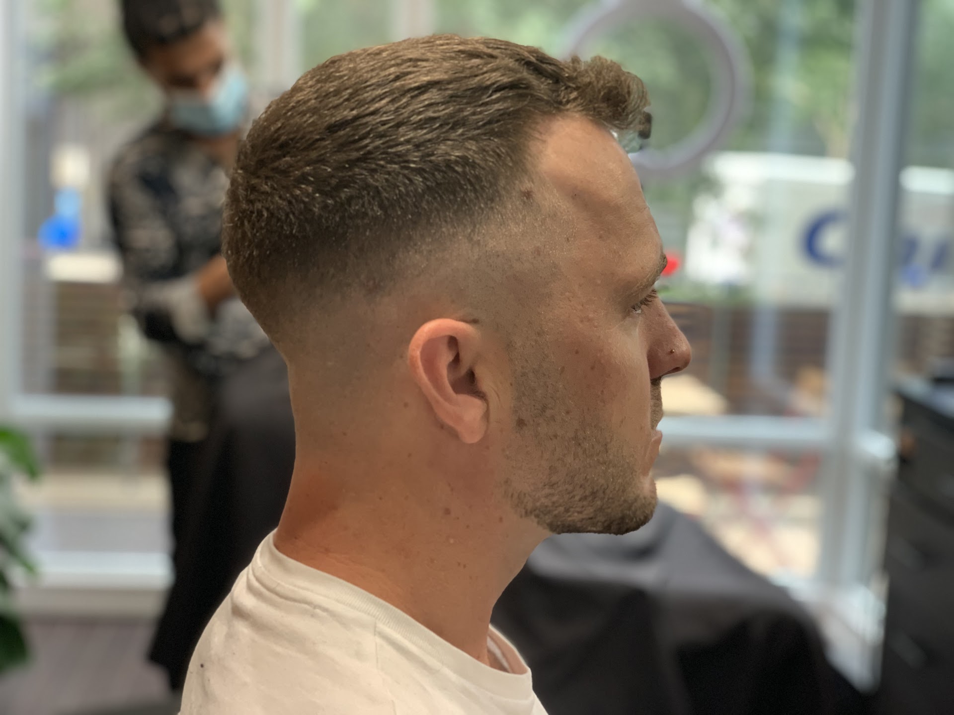 Precision skin fade at Ako Barbershop Toronto